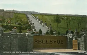 Facility Prints: Bellevue Park, Belfast - Entrance and Steps