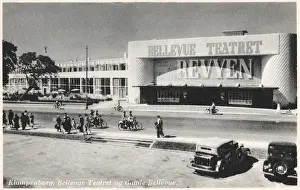 Scandinavian Prints: Bellevue Theatre, Klampenborg, Copenhagen, Denmark