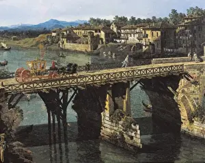 Bernardo Prints: BELLOTTO, Bernardo (1720-1780). View of an Old