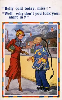 Interpretation Prints: Belly Cold - Chinese man causes linguistic confusion