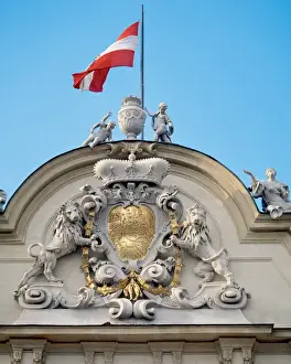 Belvedere Palace (Upper Belvedere) (1721-1723). Facade. Det