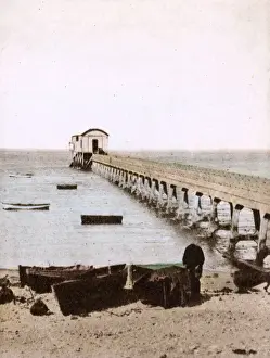 Gangway Prints: Bembridge, Isle of Wight, Hampshire - The Lifeboat Gangway