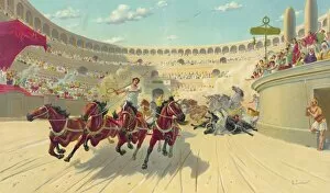 The Ben Hur chariot race