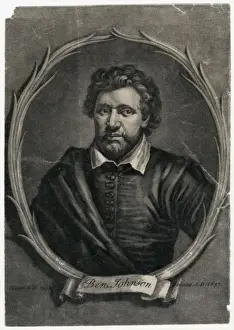 Ben Jonson / Oval / Anon