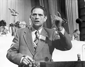 1976 Prints: Ben Rubner, General Secretary of the FTAT union