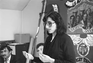 Benazir Bhutto addressing a public meeting