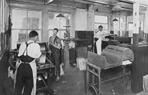 Bending the Plates for the Cylinders of the Rotary Printing-