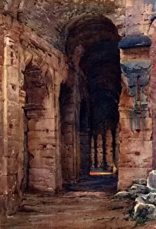 Beneath the Coliseum, Rome, Italy