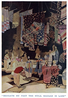 Images Dated 1st March 2017: Beneath my Feet the Still Bazaar is Laid