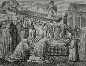 Abbot Prints: Benedict of Nursia (480-547). Italian Christian