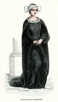 Images Dated 18th June 2019: BENEDICTINE NUN, ALSACE