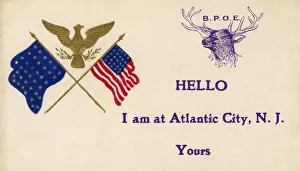 Elks Prints: Benefit and Protective Order of Elks - Atlantic City, N. J