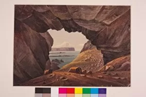Images Dated 19th August 2004: Bengore Head from the Interior of Port Bradden Cave
