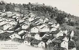 Hill Side Prints: Beni-Yenni Tribe - Kabyle Houses at Tigzirt