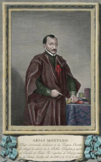 Benito Arias Montano (1527-1598). Spanish orientalist and ed