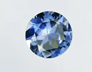 Benitoite cut stone