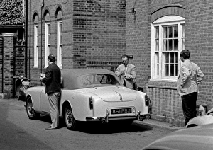 Alvis Gallery: Benjamin Britten with his Alvis Graber