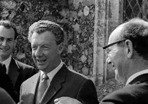 Benjamin Britten laughing