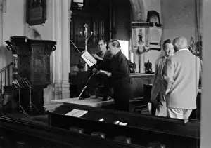 Harpsichord Prints: Benjamin Britten, Peter Pears and Mstislav Rostropovich