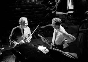 Aldeburgh Gallery: Benjamin Britten, Yehudi Menuhin
