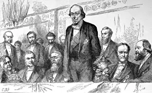 Beaconsfield Prints: Benjamin Disraeli at the Carlton Club Banquet, 1878