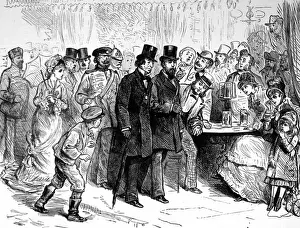 Benjamin Disraeli and the Marquis of Salisbury in Berlin, 18