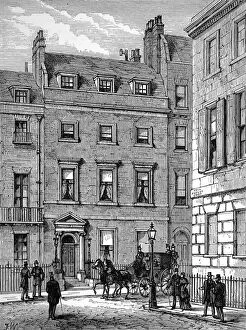 Images Dated 9th July 2004: Benjamin Disraelis House at 19 Curzon Street, Mayfair, 1881