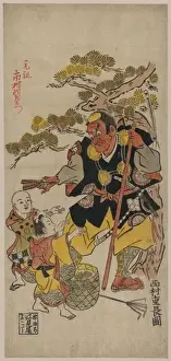 Benkei and a child (Ataka Pine)