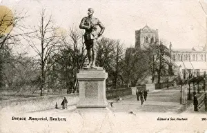 Hexham Prints: Benson Memorial, Hexham, Northumberland