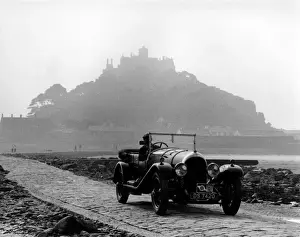 Bentley car at St Michaels Mount, Cornwall