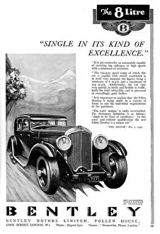Adverts Gallery: Bentley Motors advertisement