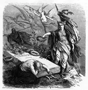 Beranger Prints: Beranger (His Tomb)