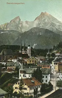 Spires Prints: Berchtesgaden, Bavarian Alps, Germany