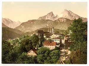 Berchtesgaden with Waltzmann, Upper Bavaria, Germany