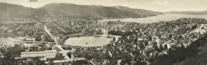 Hordaland Prints: Bergen, Norway - Panoramic view
