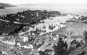 Pre 1900 Prints: Bergen Norway pre-1900