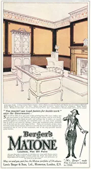 Berger's Matone Advertisement