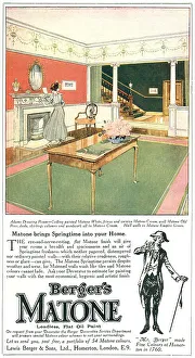 Berger's Matone Advertisement