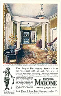 Berger's Matone Advertisement
