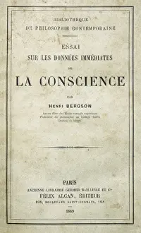 BERGSON, Henri Louis (1859-1941). French philosopher