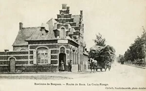 Bergues, France - Red Cross building