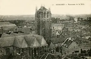 Bergues, France - rooftop view of the town