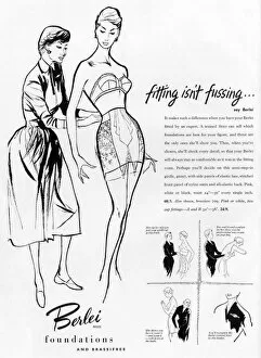 Corsetry Gallery: Berlei advertisement, 1953