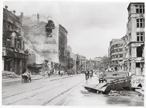 Capture Prints: Berlin Germany, ruins in Potsdamer Platz 1945