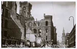 Immediately Gallery: Berlin, Germany - after WW2 - Town Hall, Konigstrasse
