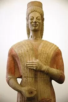 Pergamon Gallery: Berlin Goddess. 580-560 BC. From Keratea