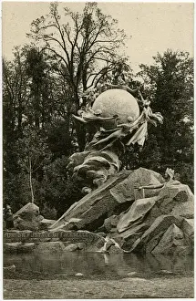 Rene Prints: Bern, Switzerland - Monument de l Union Postale Universelle