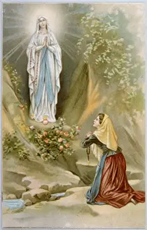 Grotto Prints: Bernadette / Postcard