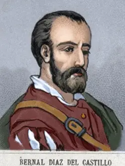 Bernal Diaz del Castillo (c. 1496-1584). Spanish soldier