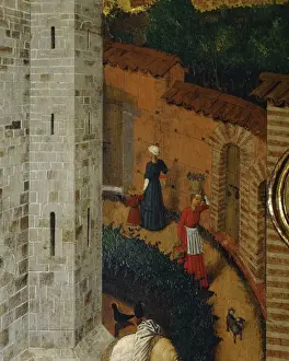 Walled Prints: Bernat Martorell. Altarpiece of the Transfiguration. Detail